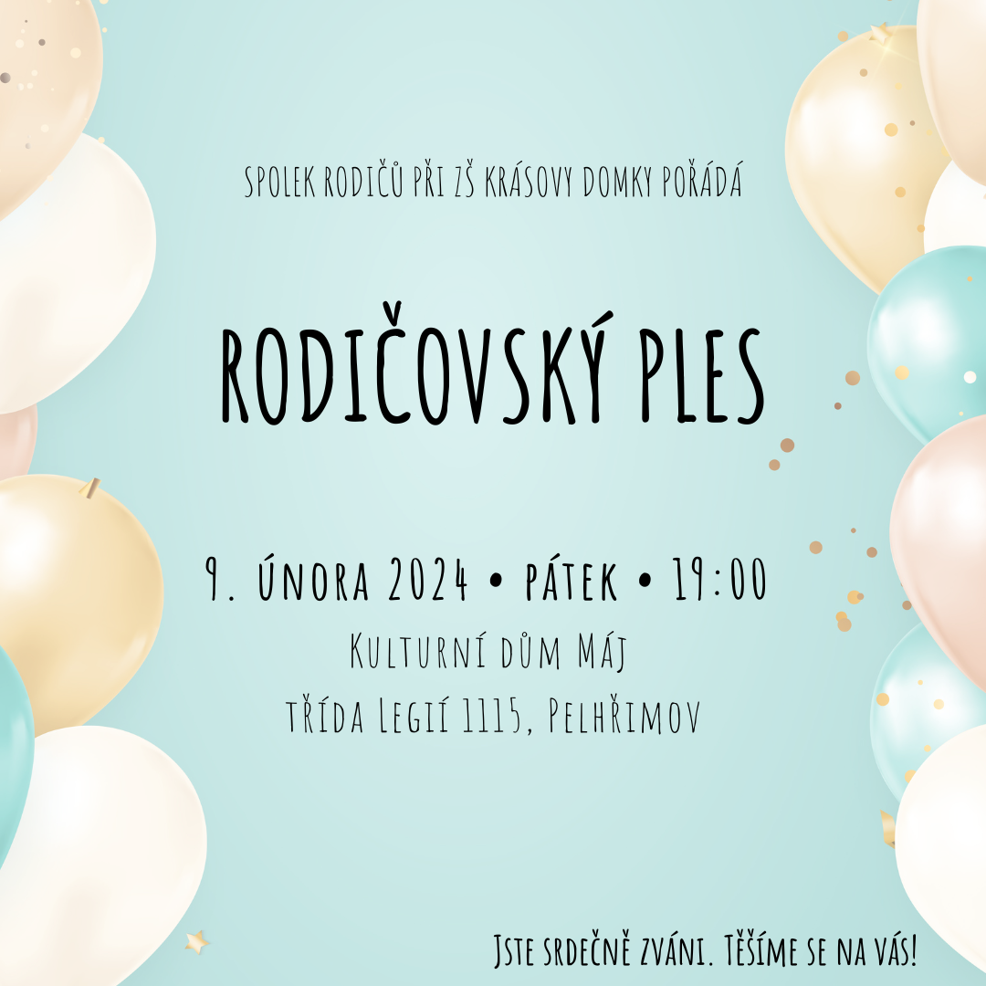 Rodičovský ples ZŠ Krásovy domky