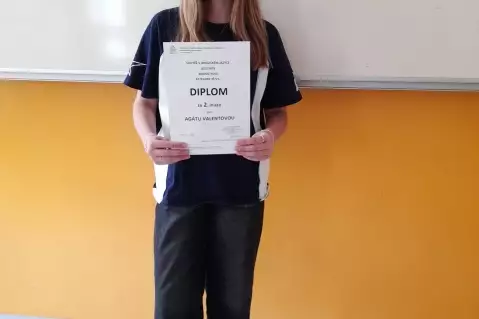 SKVĚLÝ ÚSPĚCH V ANGLIČTINĚ!